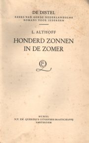 Honderd zonnen - titelblad