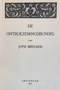 De ontboezemingsbundel van Jopie Breemer