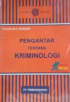 Pengantartentang krimonologi