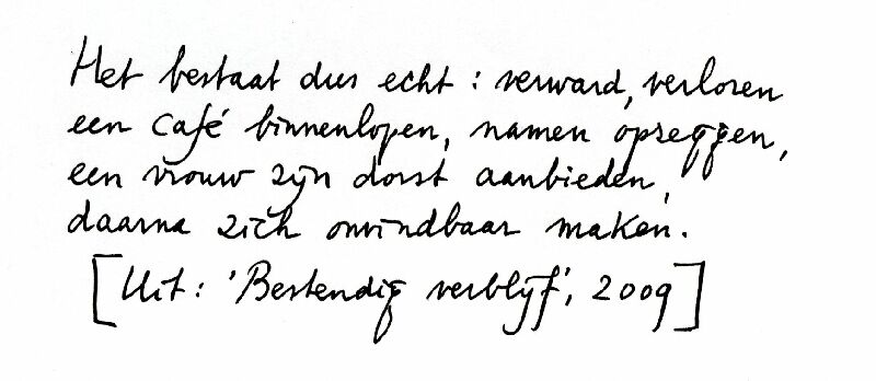 Handschrift Frans Budé