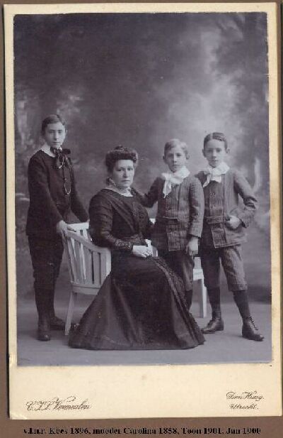 Jan Engelman en familie