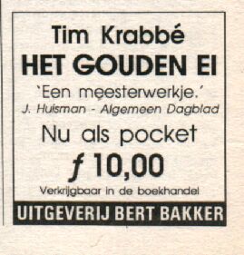 Advertentie 'Het gouden ei'