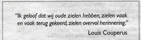 rouwadvertentie met tekst Louis Couperus