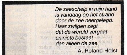 rouwadvertentie met tekst A. Roland Holst