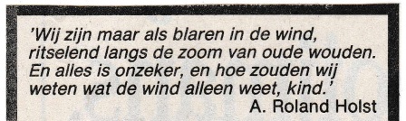 rouwadvertentie met tekst A. Roland holst