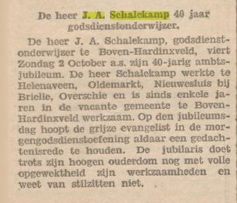 knipsel Schalekamp