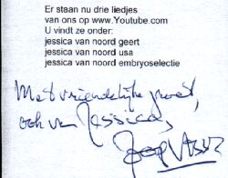 briefje Joop Visser